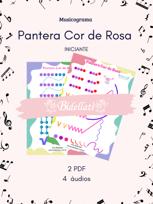 Pantera Cor de Rosa- KIT- Musicograma (iniciante + avançado)