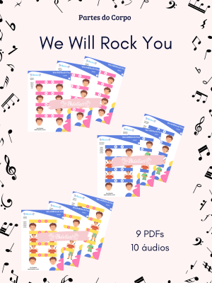 We Will Rock You- partes do corpo