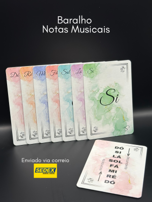 Baralho Bidellati - Notas Musicais